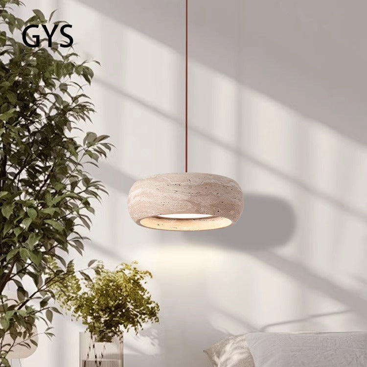 Stone LED Pendant Lamp – Modern Touch with Warm Ambiance 0