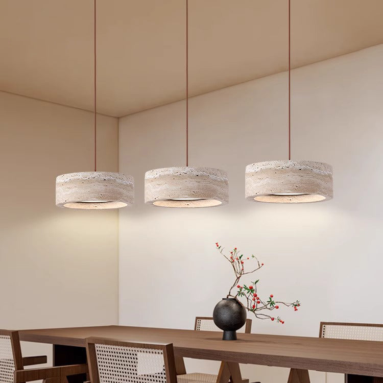 Stone LED Pendant Lamp – Modern Touch with Warm Ambiance 2