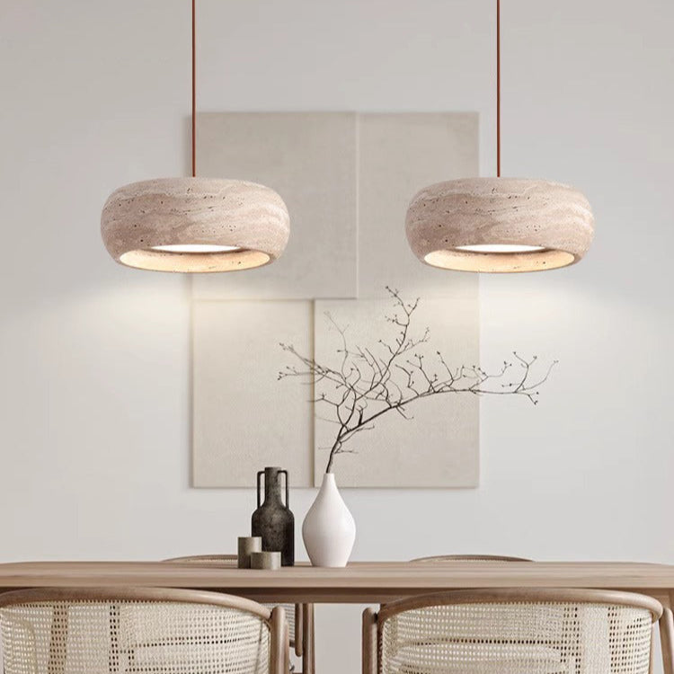 Stone LED Pendant Lamp – Modern Touch with Warm Ambiance 3