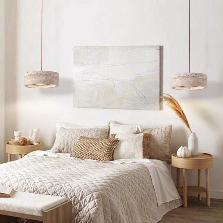 Stone LED Pendant Lamp – Modern Touch with Warm Ambiance 4