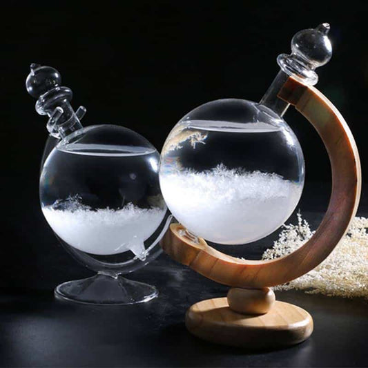 Stylish Storm Globe Weather Decor – Unique Home Accent for Accurate Forecasting 1
