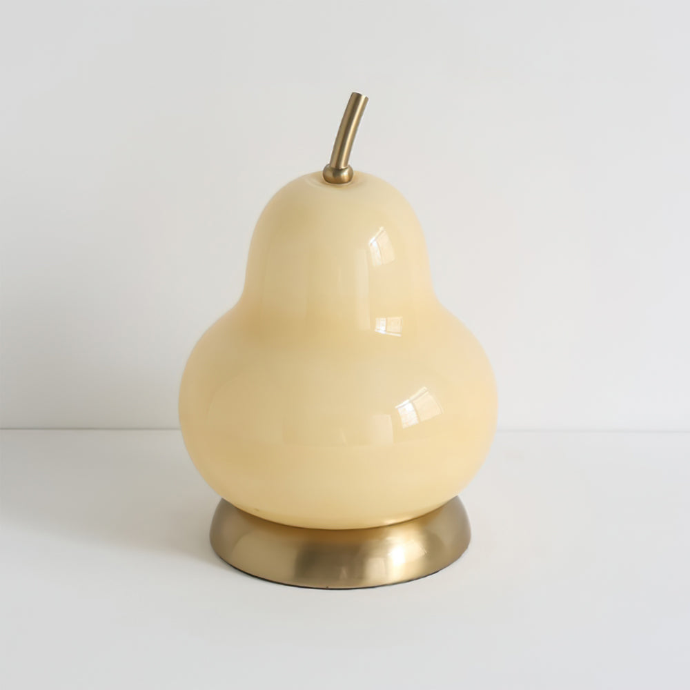 Table Lamp Made of Pear Glass – Stylish Illumination for Cozy Rooms 4