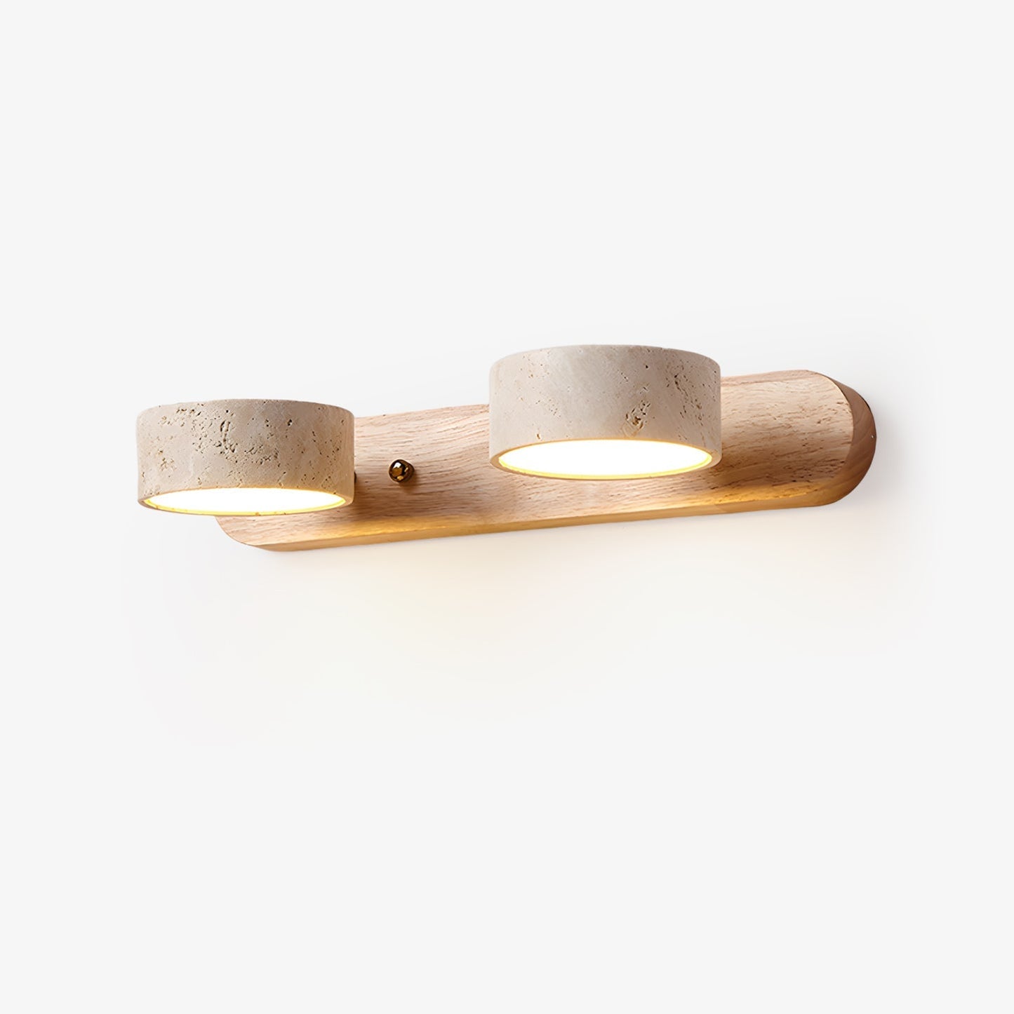 Travertin Duo Wall Sconce – Elegant Design with Natural Materials 1
