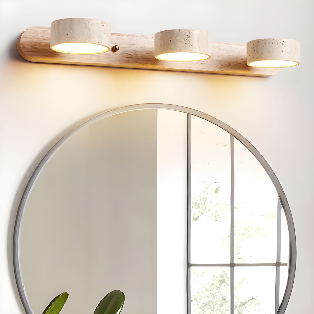 Travertin Duo Wall Sconce – Elegant Design with Natural Materials 3