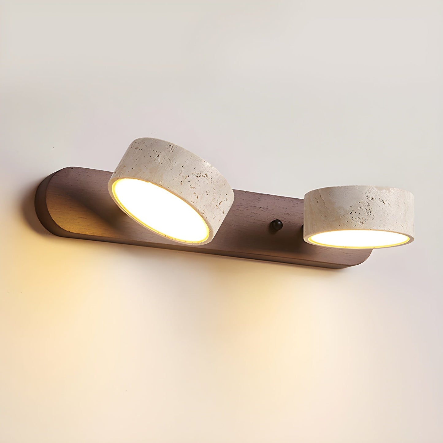 Travertin Duo Wall Sconce – Elegant Design with Natural Materials 5