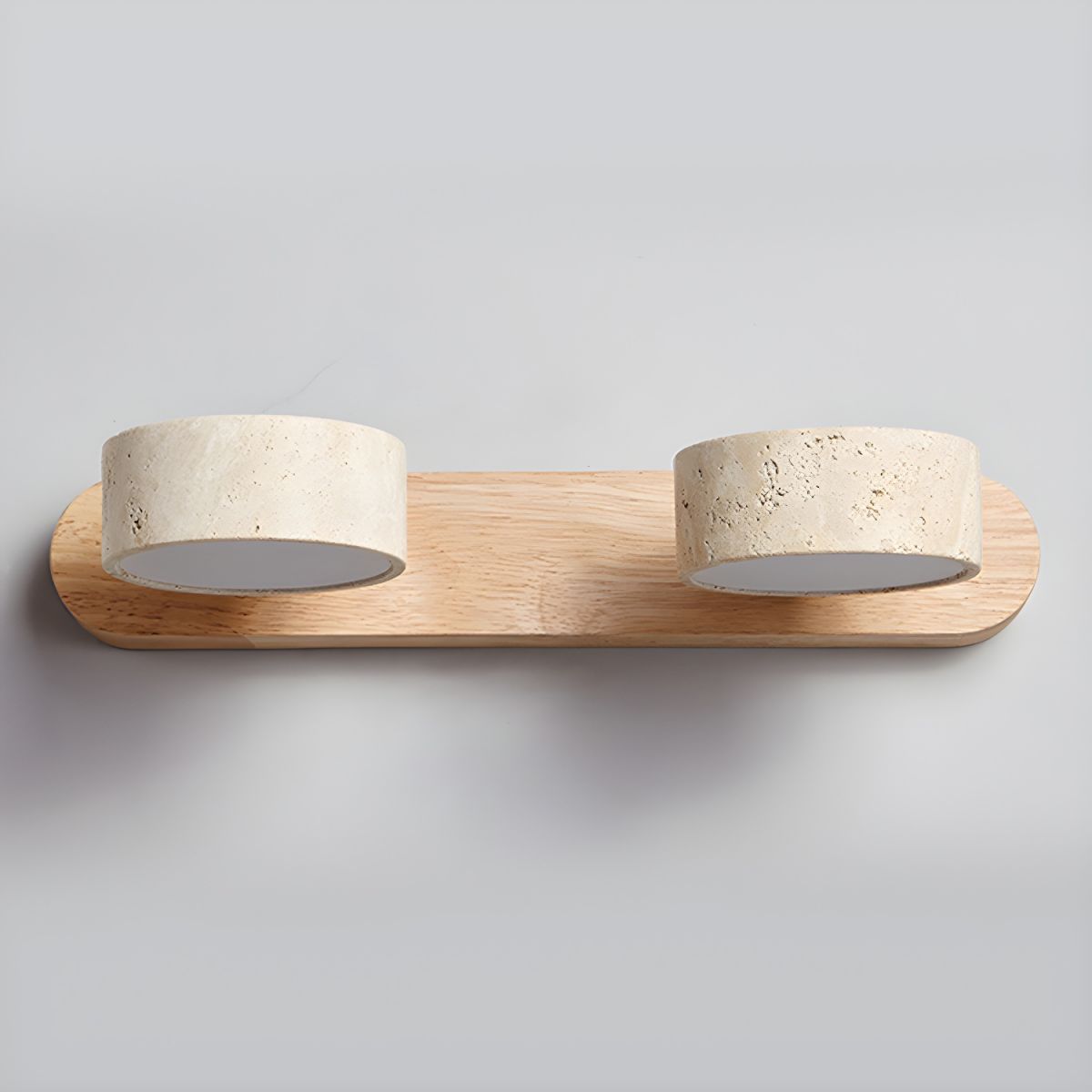Travertin Duo Wall Sconce – Elegant Design with Natural Materials 6