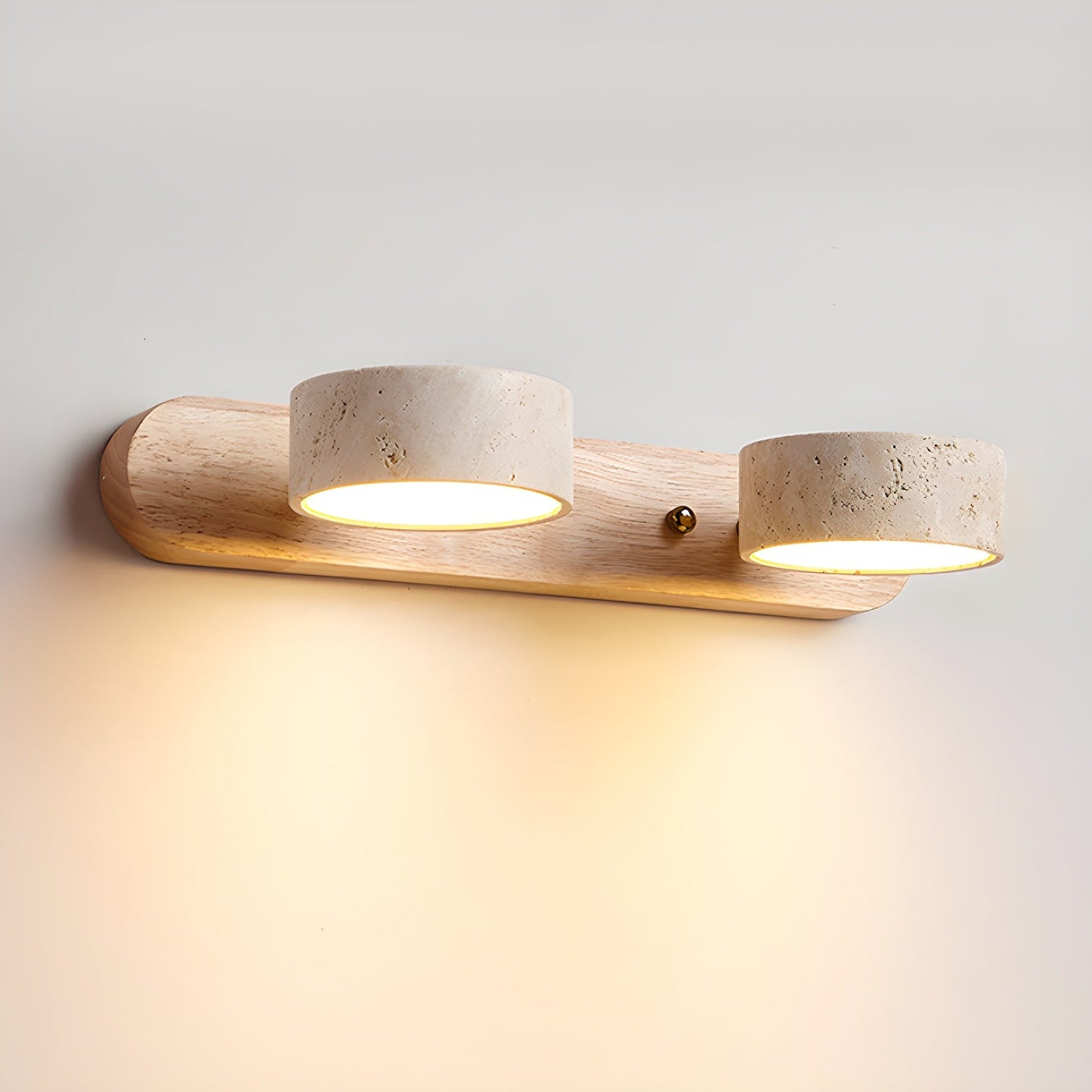 Travertin Duo Wall Sconce – Elegant Design with Natural Materials 9