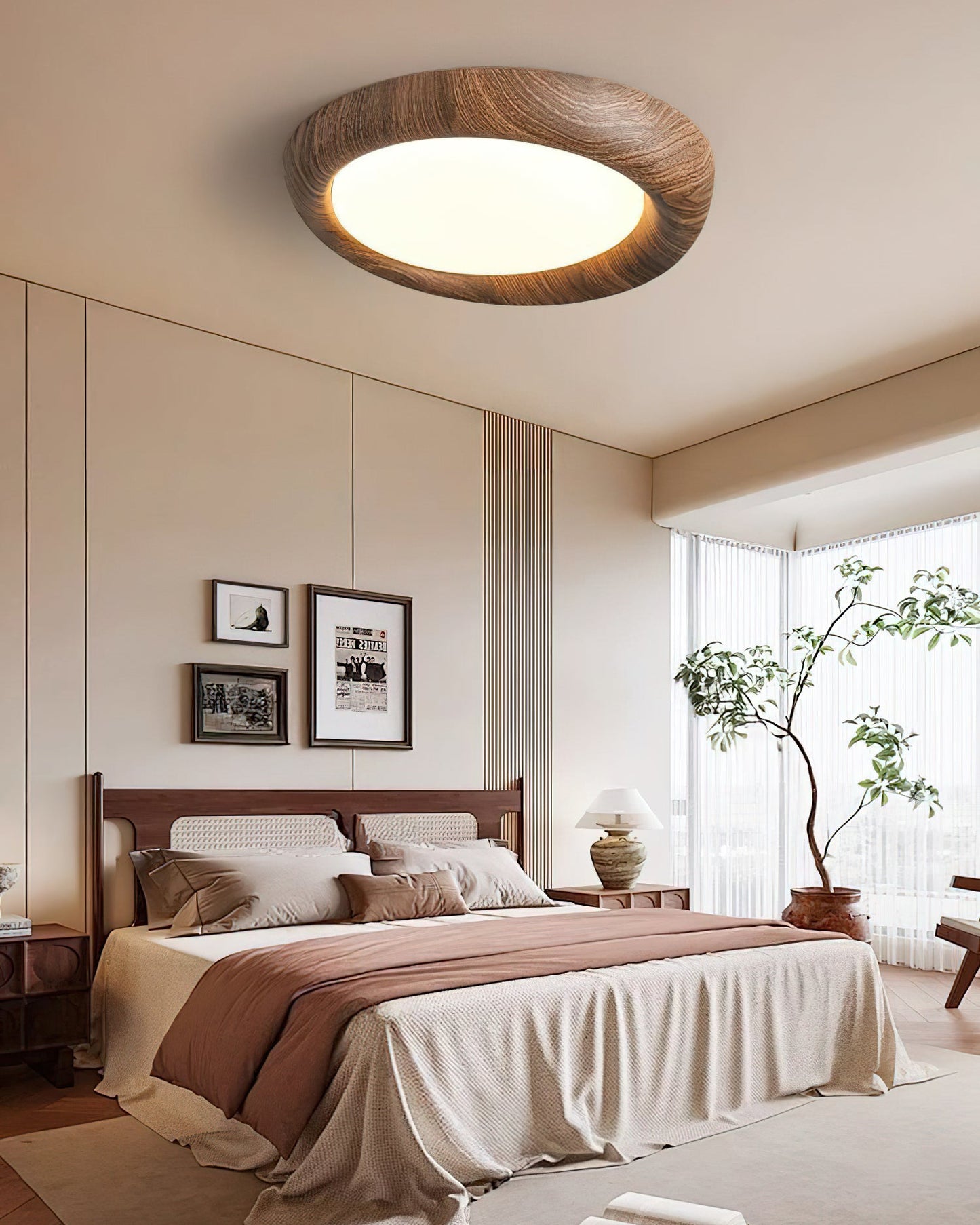 Vikaey Flush Mount Ceiling Light – Sleek Design with Soft Illumination 3