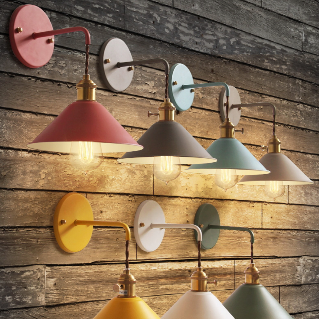 Vintage LED Wall Light – Unique Retro Design for Stylish Ambience 3