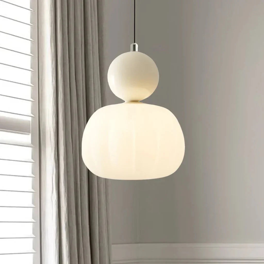 Wabi Sabi Pendant Lamp – Chic Glass Design for Warm Ambiance 0
