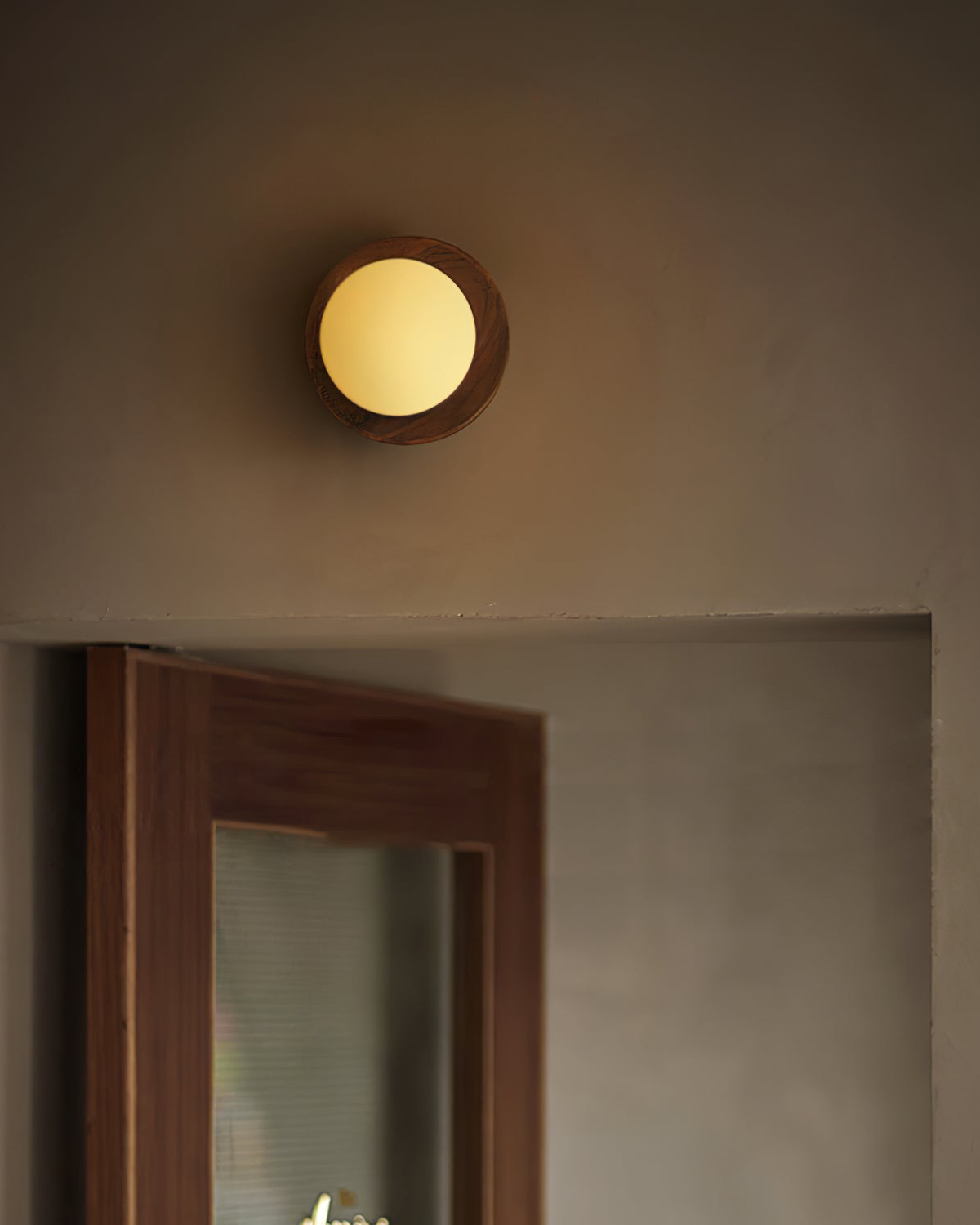 Wall Lamp La Sphère Bois – Natural Wood Design with Soft Glow 5