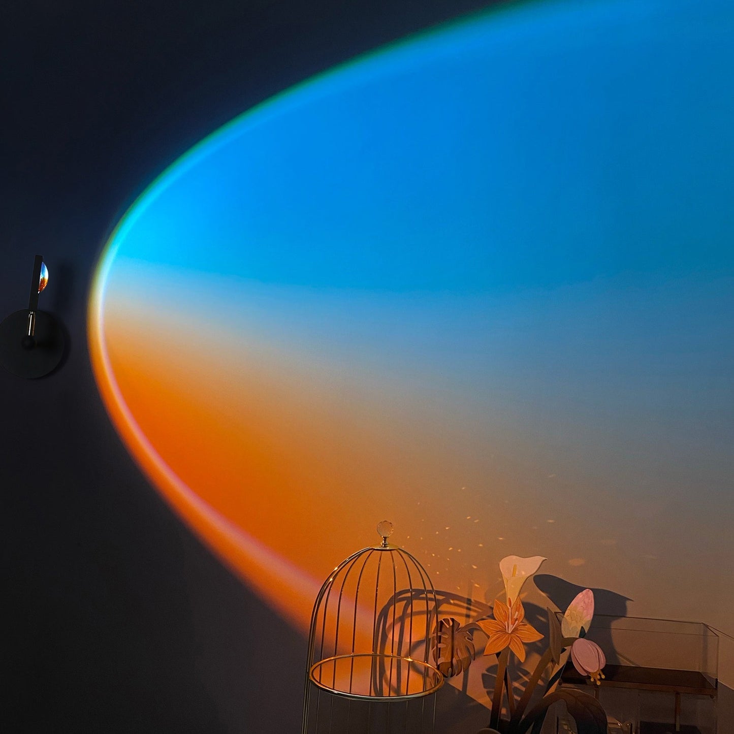 Wall Lamp Sunset Projection – Stunning Color Display for Inviting Ambiance 5