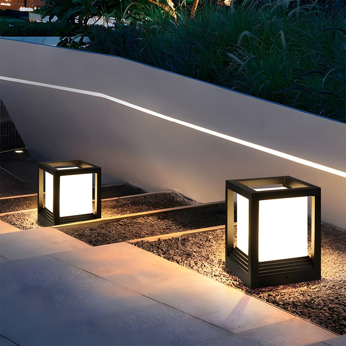 Waterproof LED Outdoor Post Lamp – Stylish Illumination for Your Garden 2