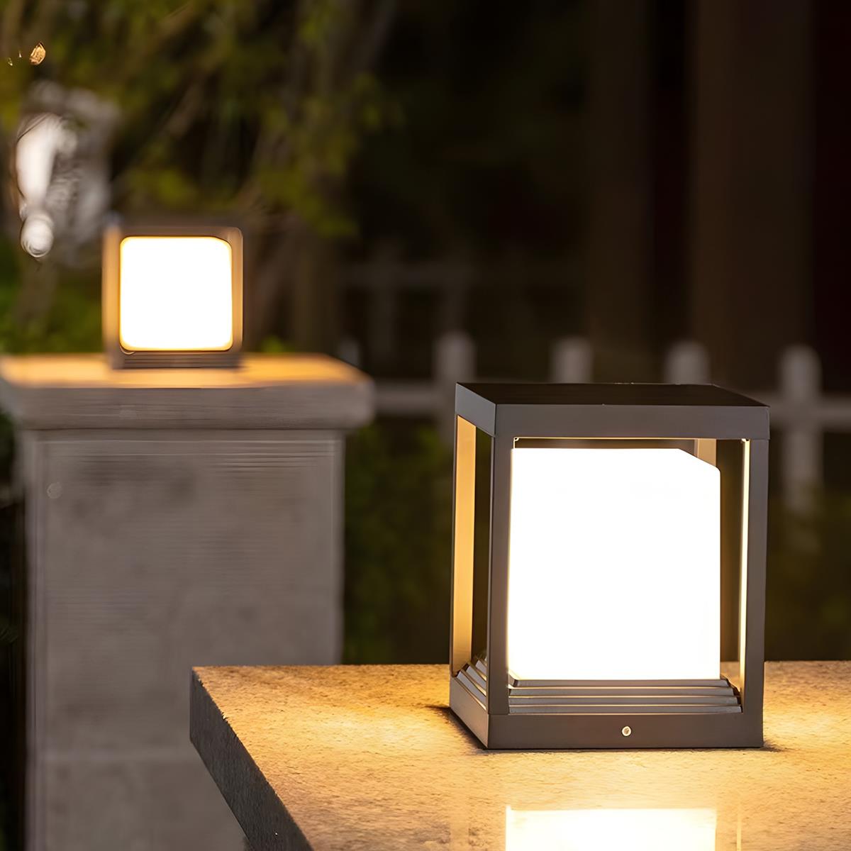 Waterproof LED Outdoor Post Lamp – Stylish Illumination for Your Garden 4