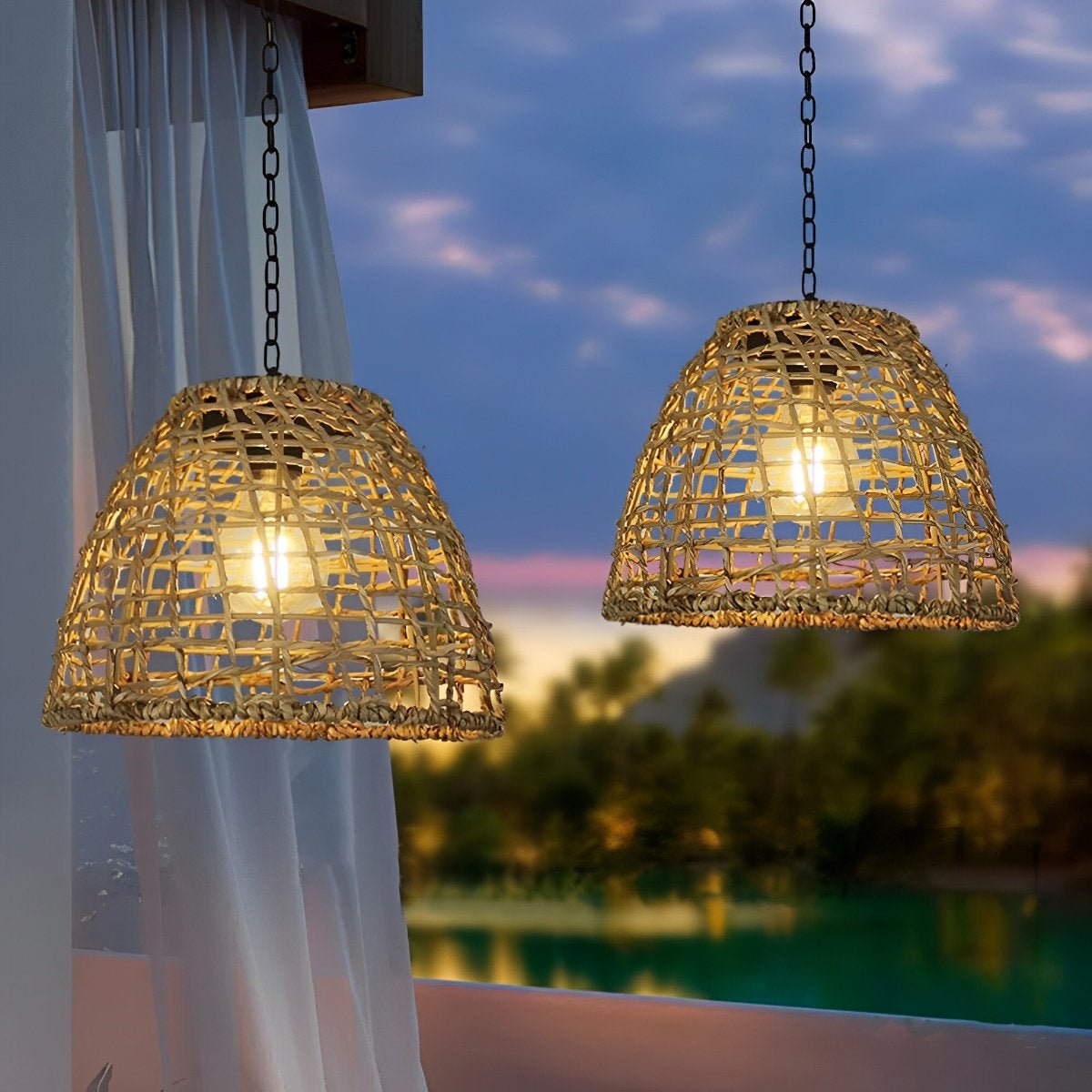 Waterproof Solar Bell Lanterns – Timeless Charm for Outdoor Spaces 2