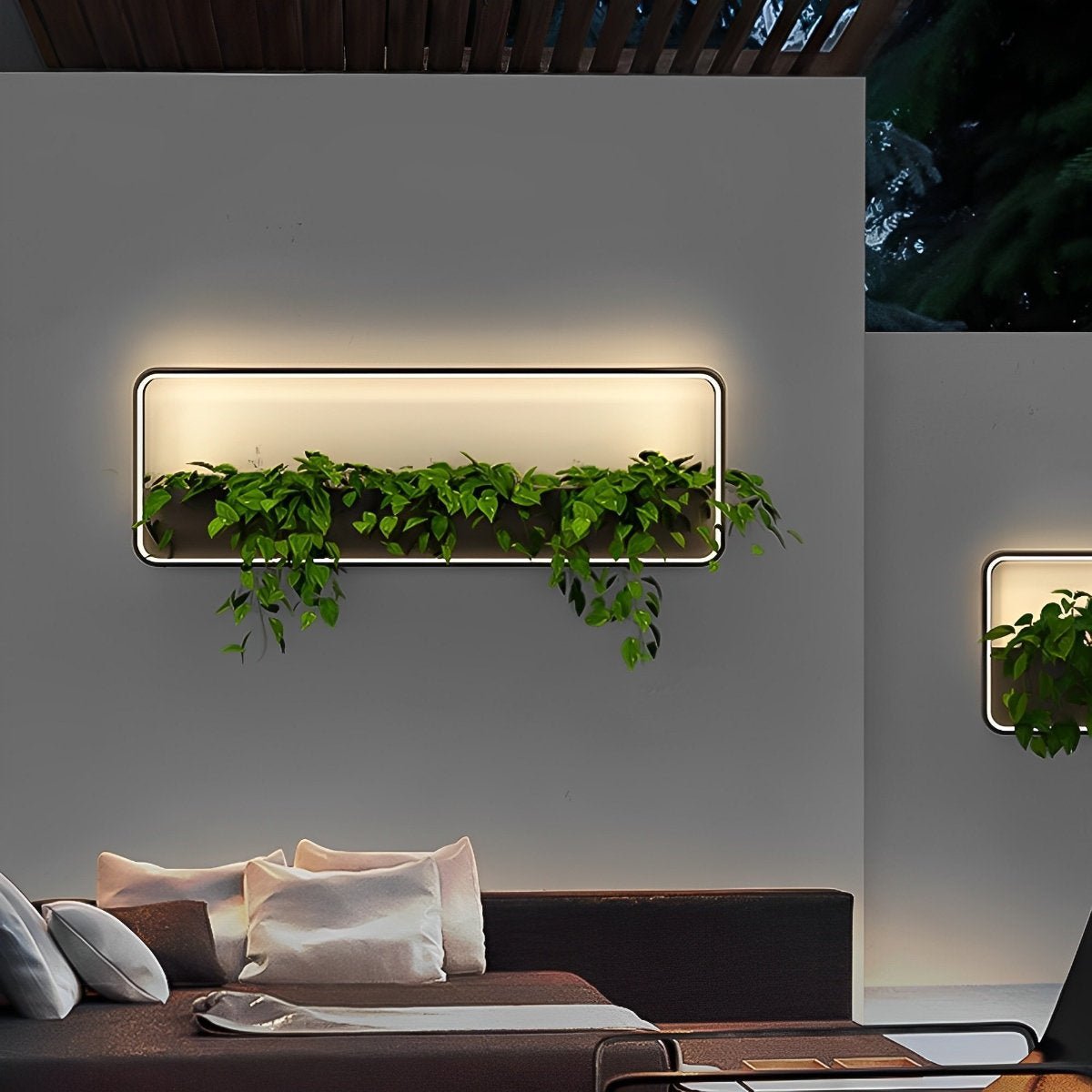 Waterproof Solar LED Outdoor Wall Light – Eco-Friendly Design with Integrated Planter 4