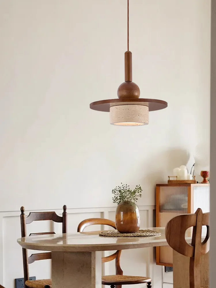 Yellow Cave Stone Wabi-Sabi Chandelier – Unique Vintage Glow for Every Setting 4