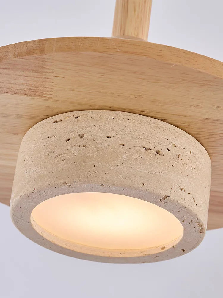 Yellow Cave Stone Wabi-Sabi Chandelier – Unique Vintage Glow for Every Setting 6
