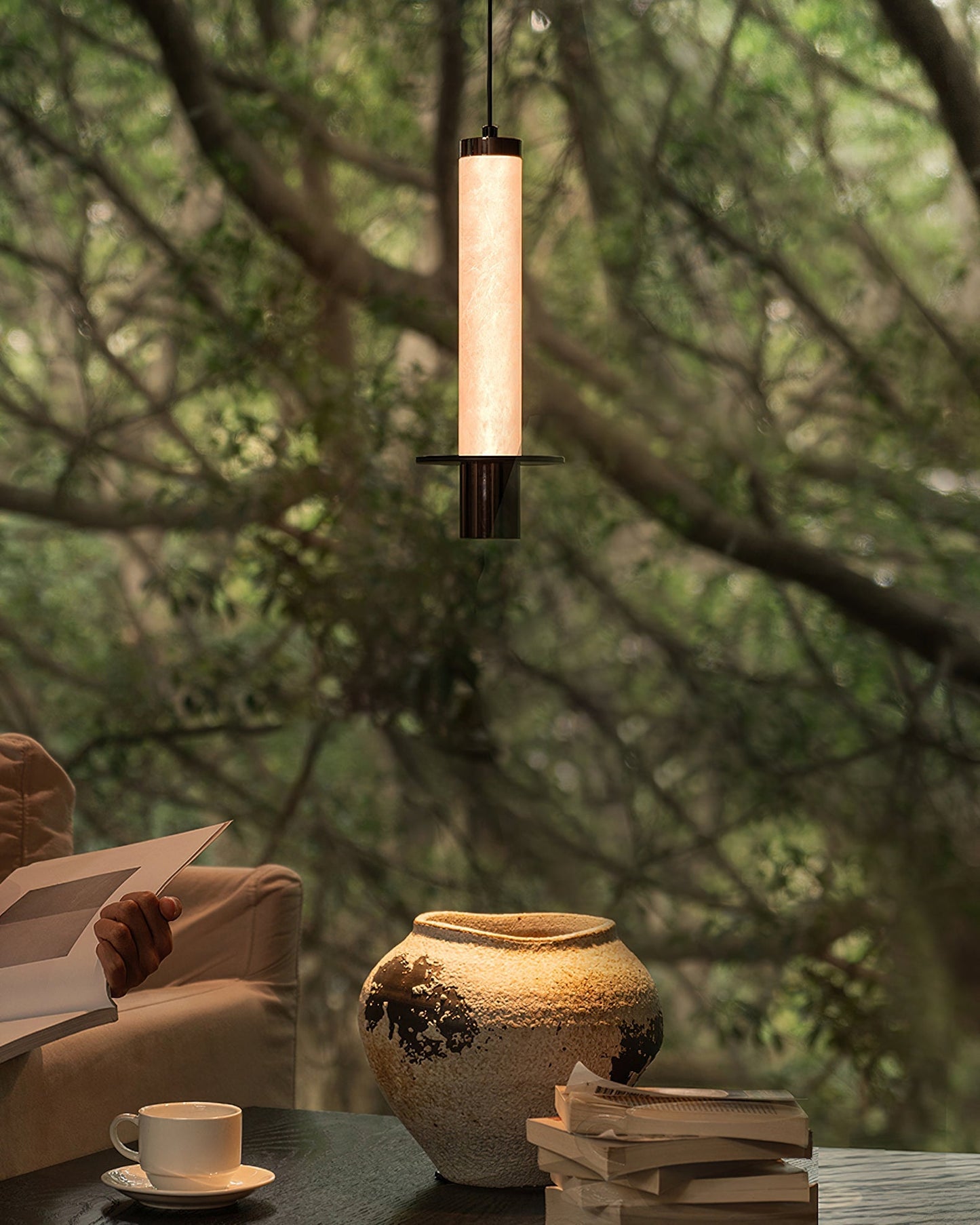 Zigrina Pendant Light – Elegant Alabaster Aesthetic with Inviting Illumination 3