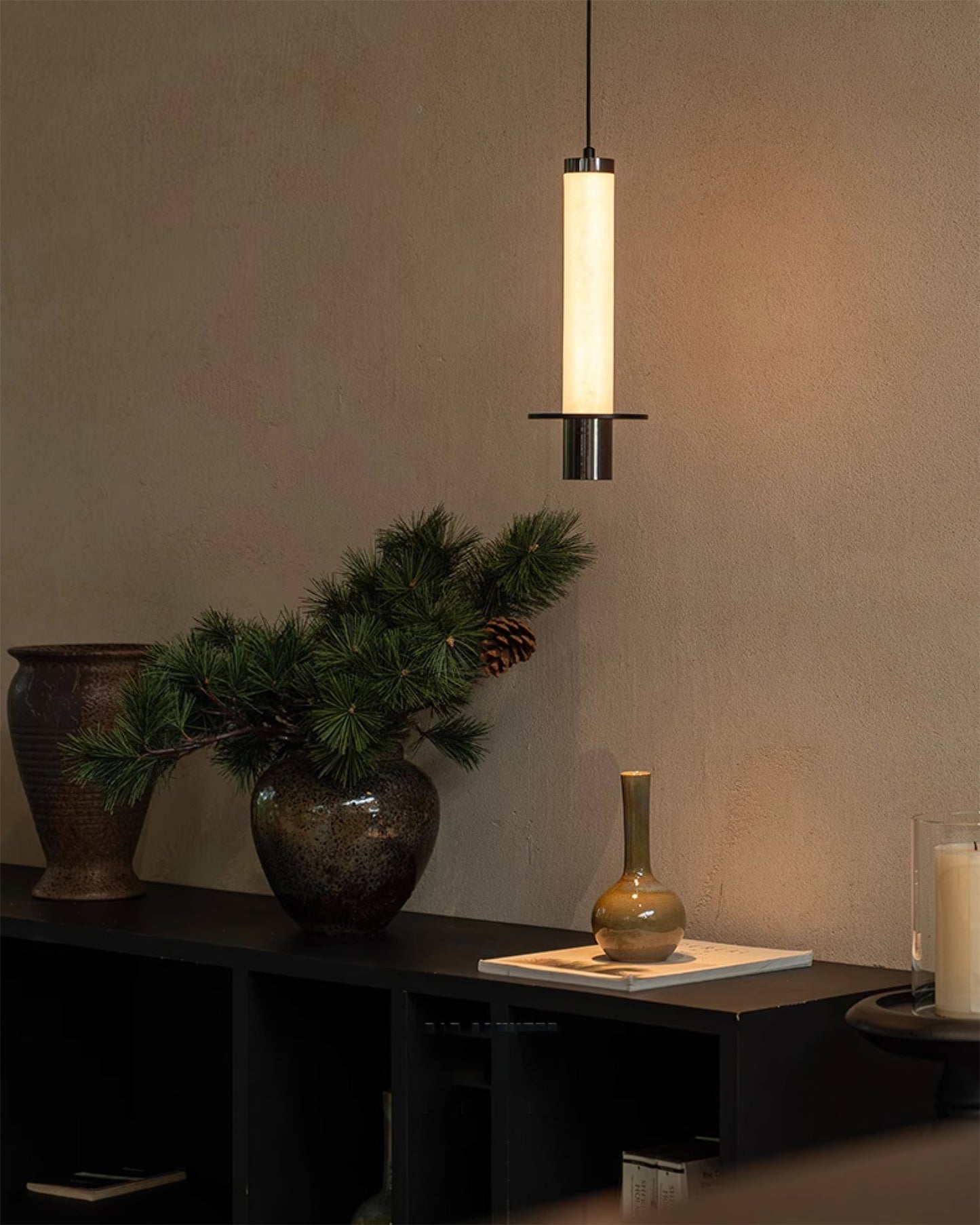 Zigrina Pendant Light – Elegant Alabaster Aesthetic with Inviting Illumination 8