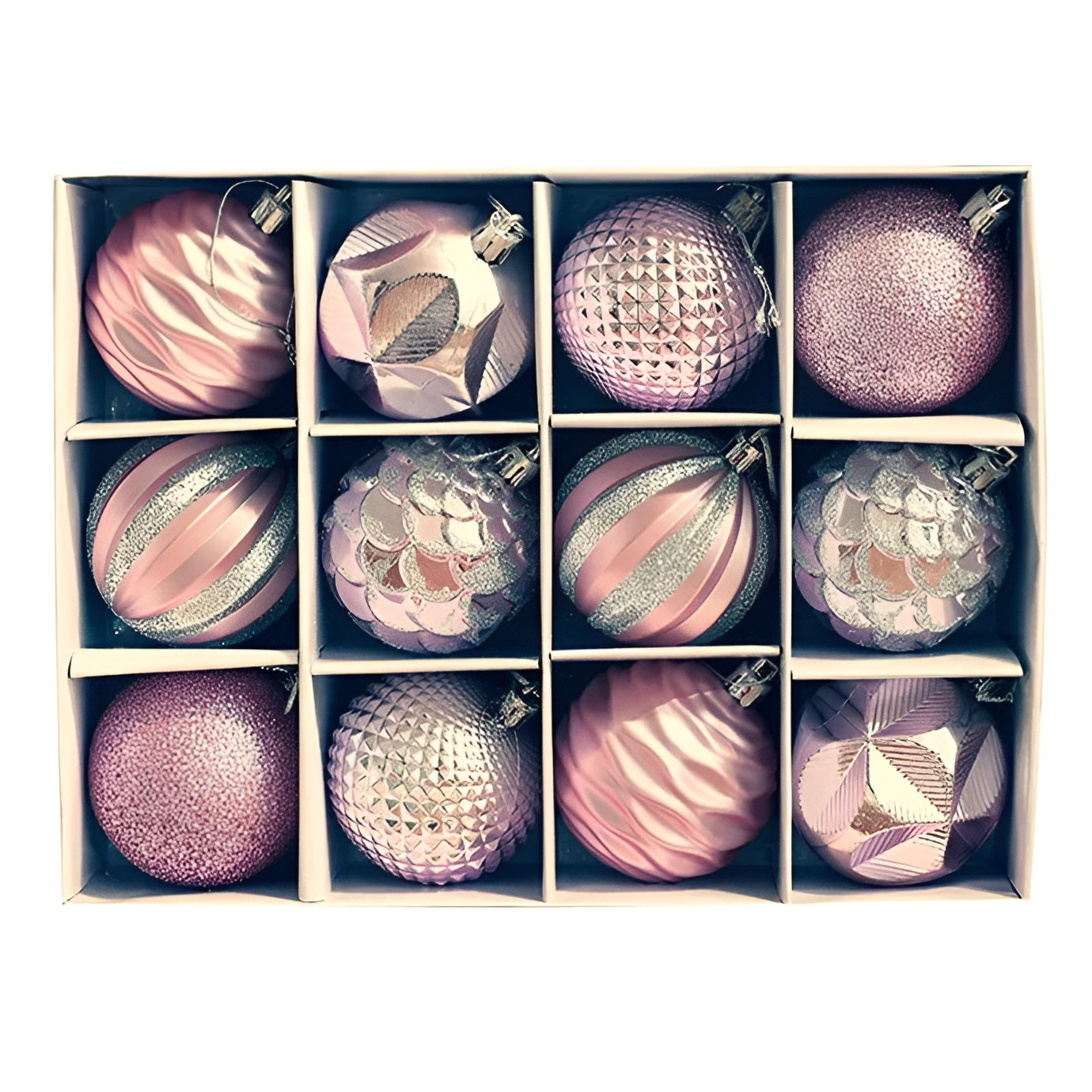 <strong>Christmas Bauble Set</strong> – <strong>Elegant Accents for Festive Decor</strong> 6