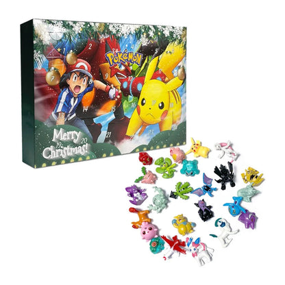 24-Part Pokémon Figures Set – Adorable Kawaii Characters for Advent Joy 5