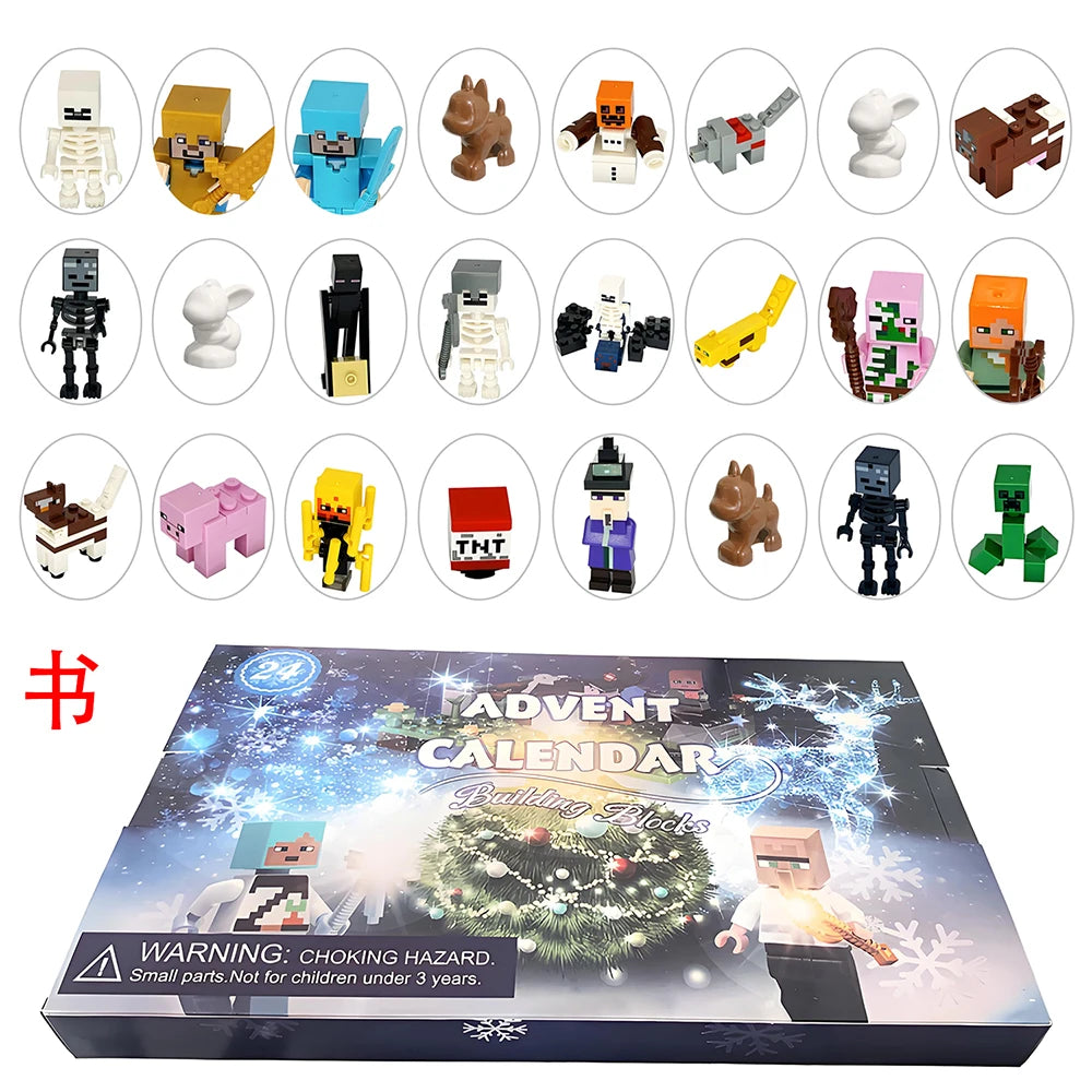 24-Piece Minecraft Advent Calendar – Fun Countdown for Young Fans 0