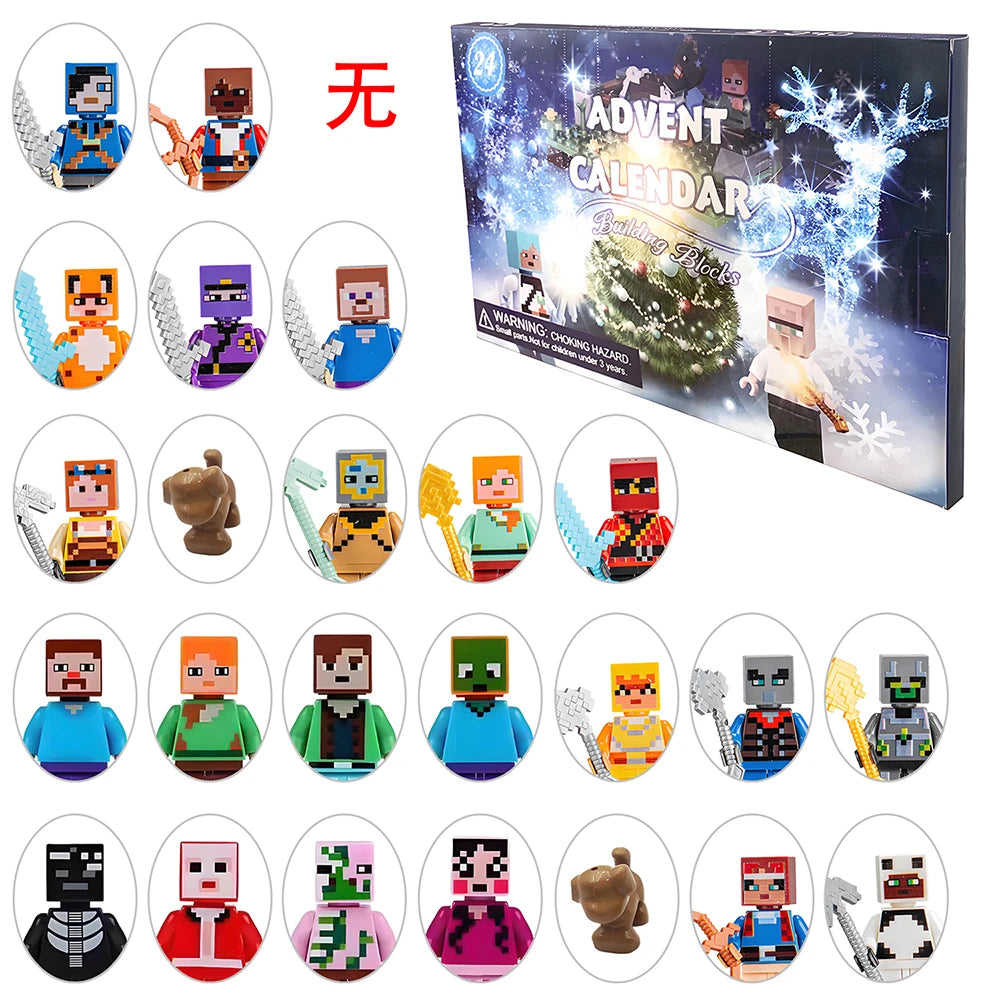 24-Piece Minecraft Advent Calendar – Fun Countdown for Young Fans 9