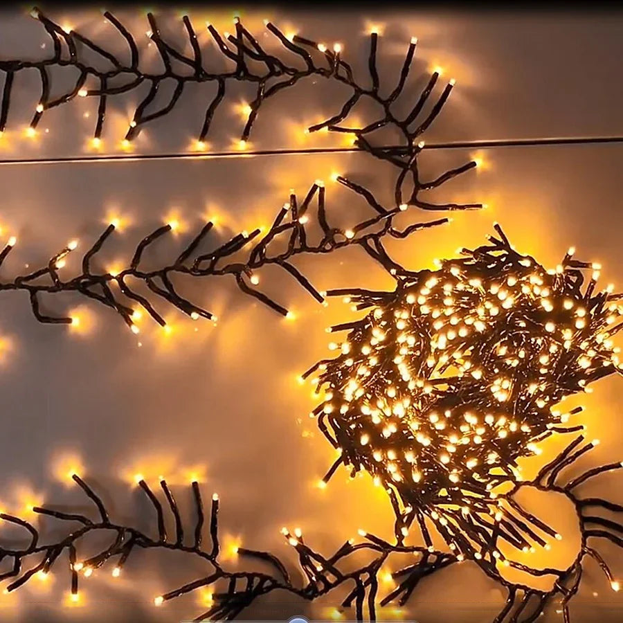 25M 2000 LED Cluster Christmas Lights – Enchanting Outdoor Illumination for Holiday Joy 3