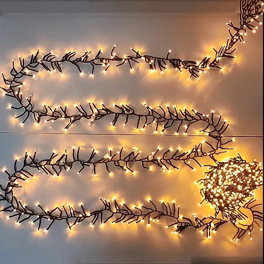 25M 2000 LED Cluster Christmas Lights – Enchanting Outdoor Illumination for Holiday Joy 7