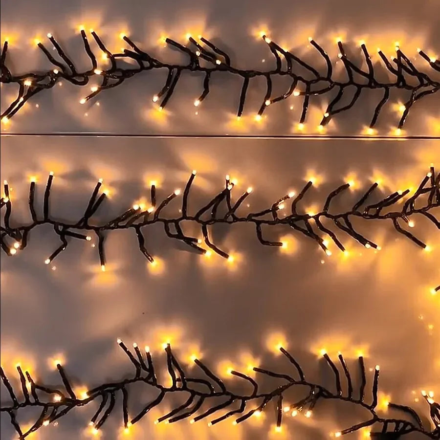 25M 2000 LED Cluster Christmas Lights – Enchanting Outdoor Illumination for Holiday Joy 8