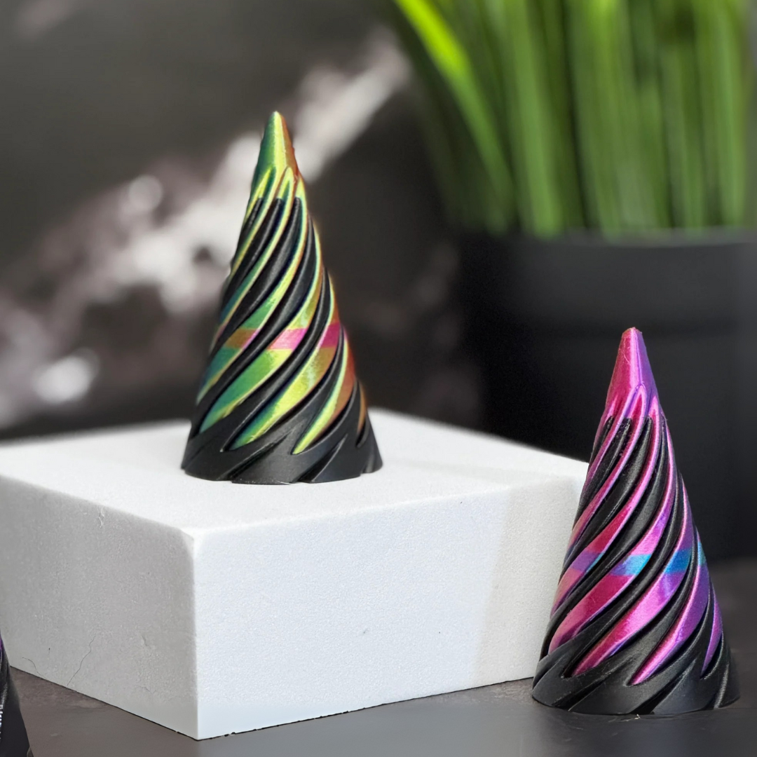 3D Spiral Dragon Figurine – Enchanting Mythical Home Decor 1