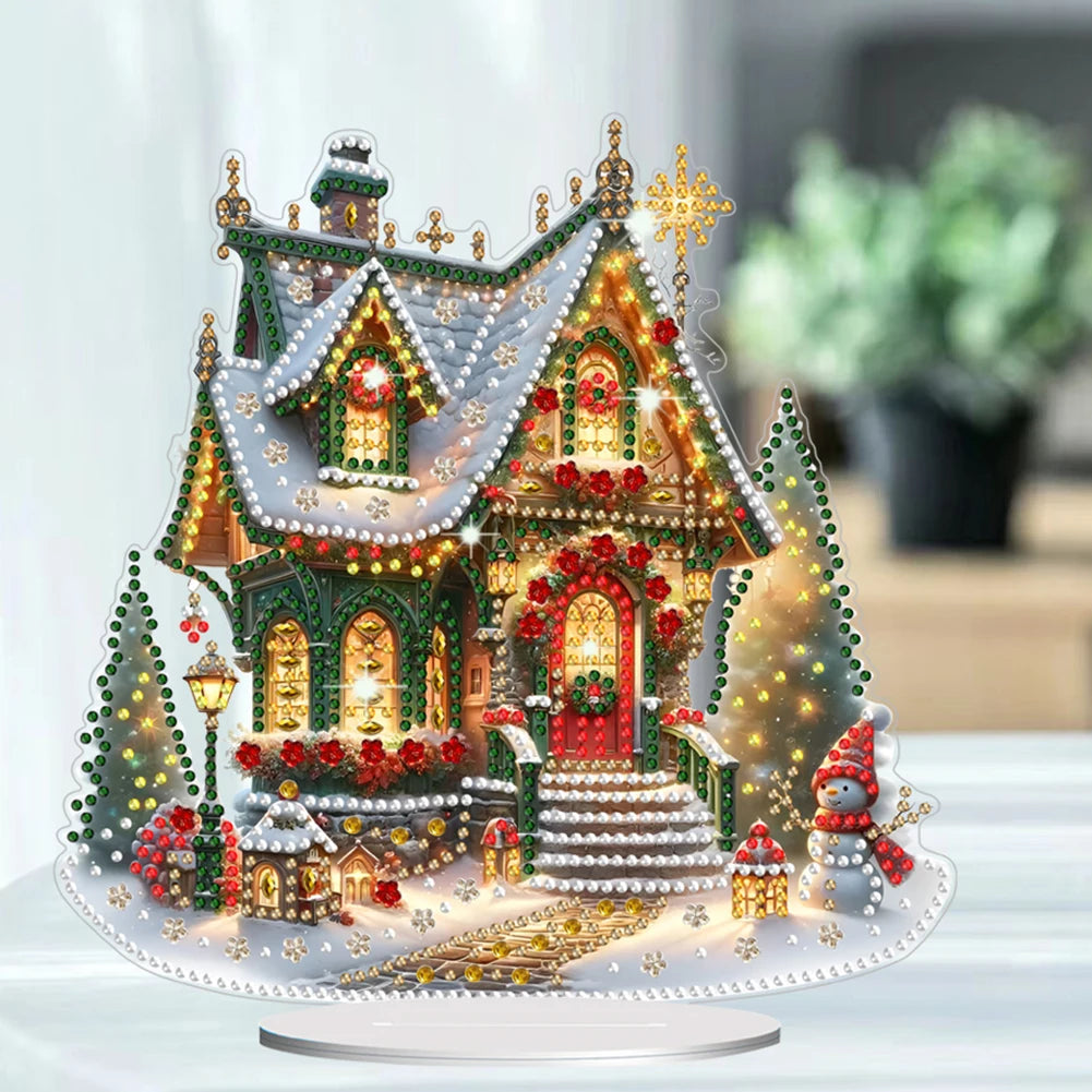 Acrylic Christmas House – Illuminate Your Holidays with Cheer 4