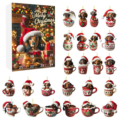 Advent Calendar Dachshund 2025 – Charming Countdown for Dog Lovers 0
