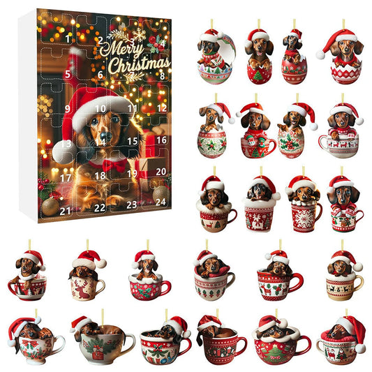 Advent Calendar Dachshund 2025 – Charming Countdown for Dog Lovers 0