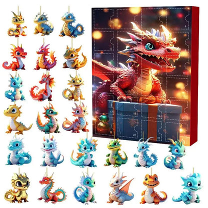 Advent Calendar with Acrylic Dinosaurs – Festive Joy for Young Dino Lovers 2