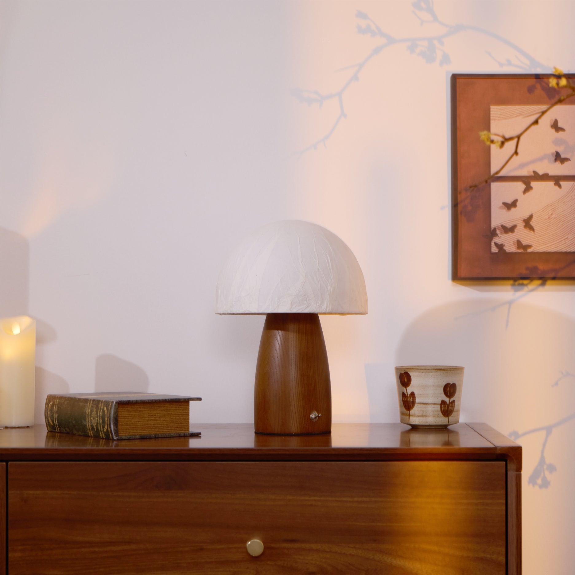 Alice Mushroom Table Lamp – Elegant Glow for Cozy Spaces 7