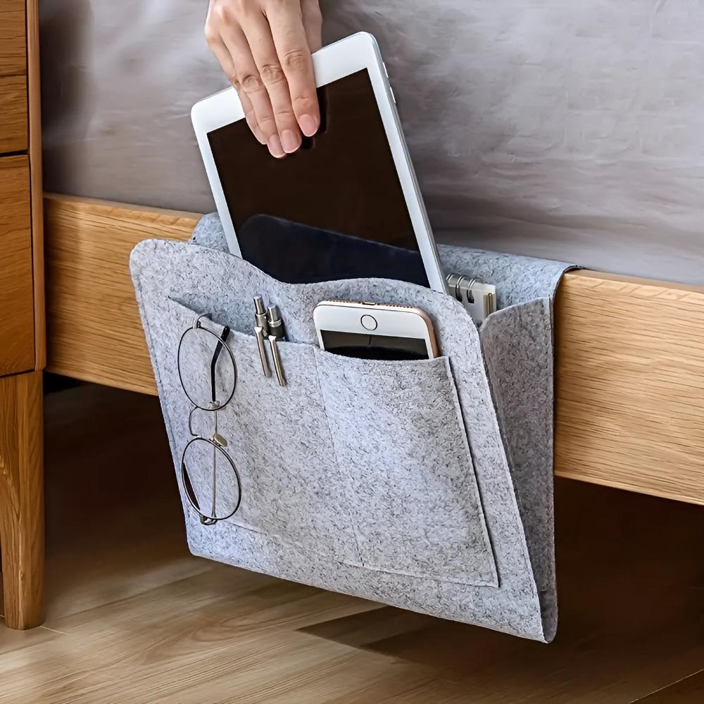 All-In-One Bedside Table Organizer – Effortless Organization for Your Essentials 1