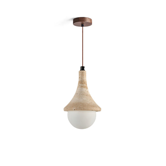 Annadel Pendant Light – Frosted Glass Sphere with Timeless Charm 1