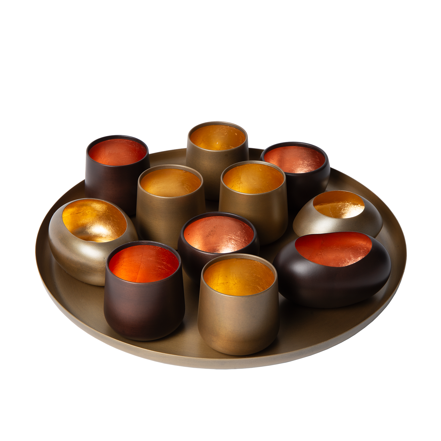 Antique Brass Candle Holder Bowl – Captivating Display for Warmth and Elegance 2