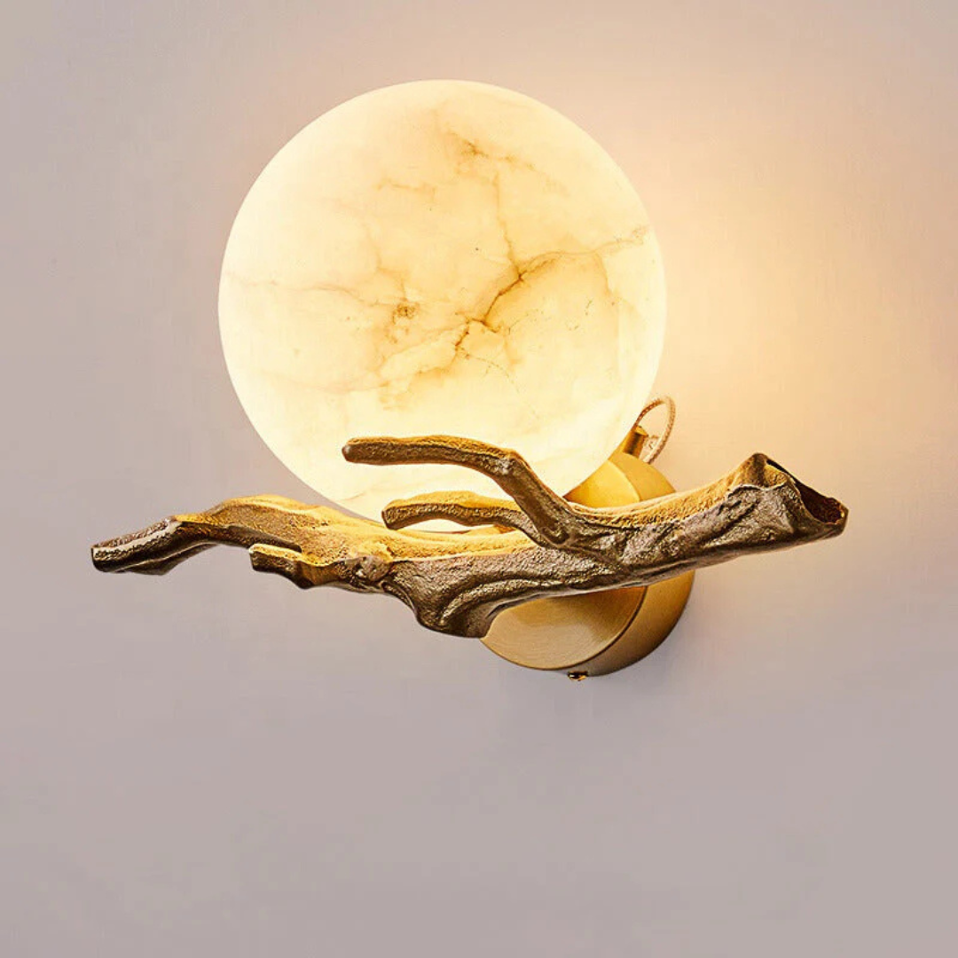 Ares Wall Lamp – Elegant Marble Sconce Light for Cozy Ambiance 2