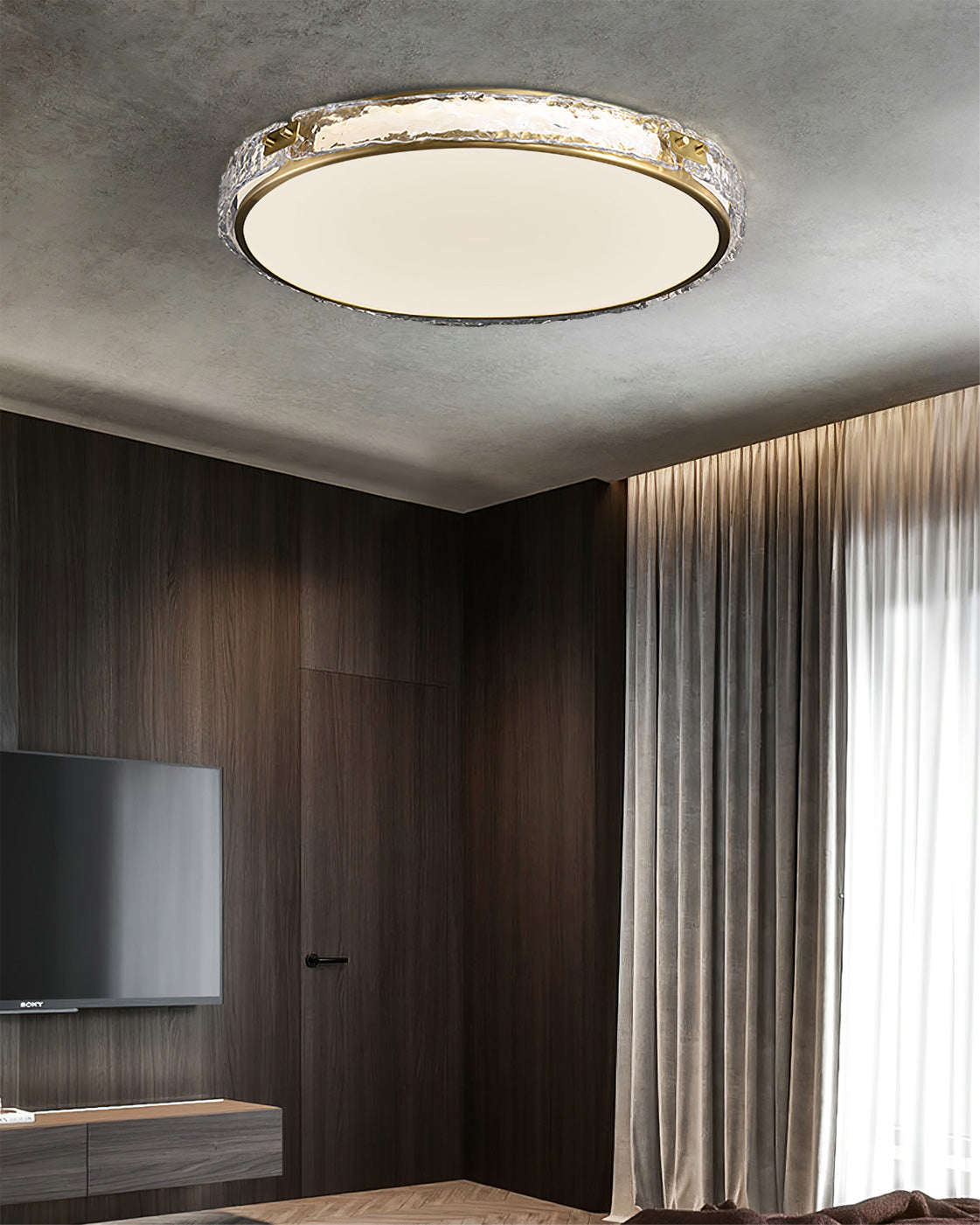 Arlus Ceiling Lamp – Contemporary Elegance with Gold Accents 4