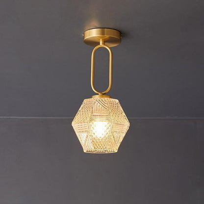 Art Deco Ceiling Light Fixture – Elegant Design with Unique Light Reflection 0