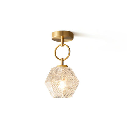 Art Deco Ceiling Light Fixture – Elegant Design with Unique Light Reflection 1
