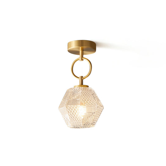 Art Deco Ceiling Light Fixture – Elegant Design with Unique Light Reflection 1