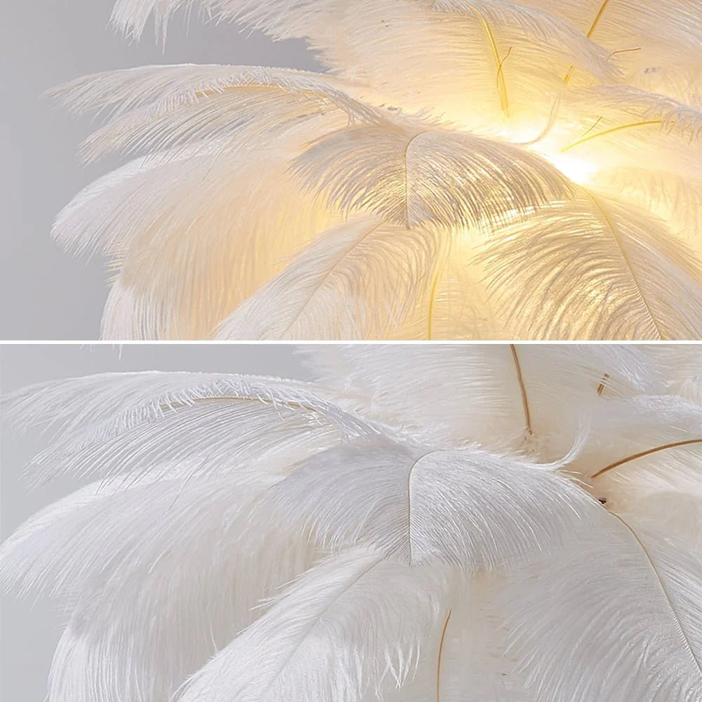 Art Deco Feder Gold Table Lamp – Stylish Illumination for Timeless Elegance 5