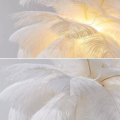 Art Deco Feder Gold Table Lamp – Stylish Illumination for Timeless Elegance 5