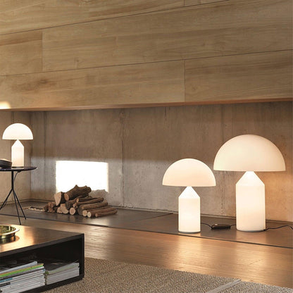 Atollo Glass Table Lamp – Elegant Geometric Design for Modern Décor 5