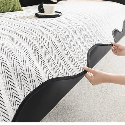 Aurivelle Herringbone Sofa Cover – Stylish Protection for Your Furniture 5