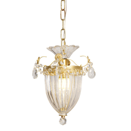 Bagatelle Pendant Lamp – Luxurious Brass and Crystal Elegance 0